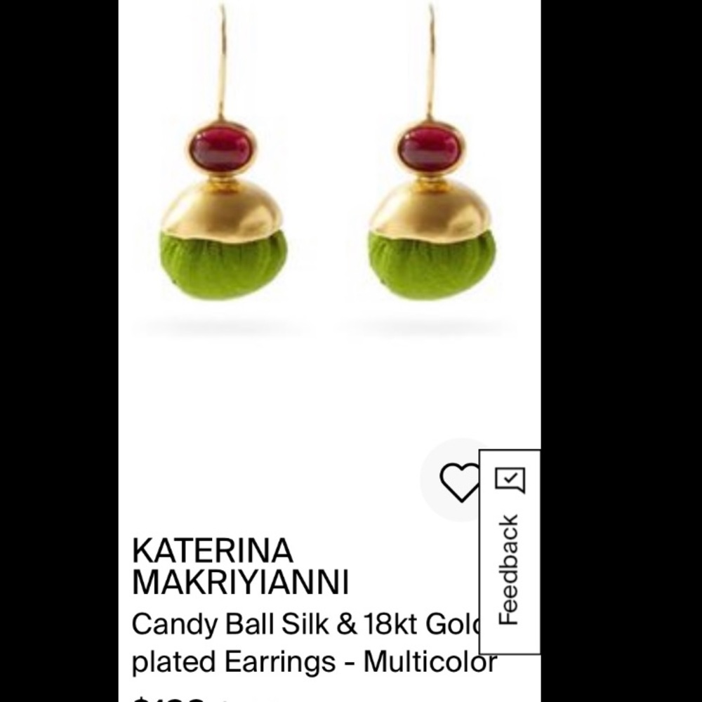 NWT Katerina Makriyianni earrings